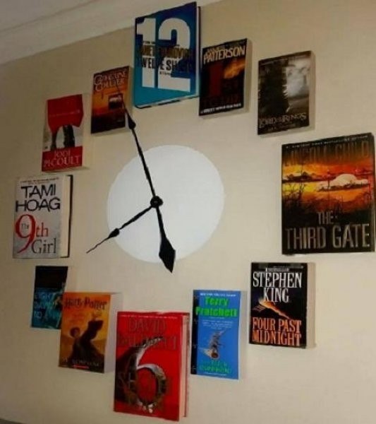 How to make a book clock DIY