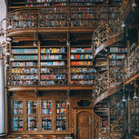 A Victorian Library In  Munich, Allemagne Germany