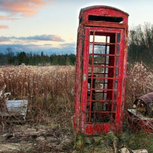 Abandoned Phone Booth in UK England