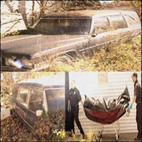 An Abandoned Funeral Hearse Scary Stories & Photos at Halloween!