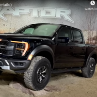 New Black Ford Truck F-150 R Raptor