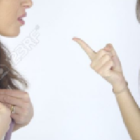 Two Women having An Argument