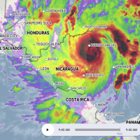 Hurricane Eta Beating Up Central America