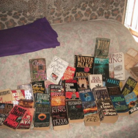 My Personal Collection of Dean Koontz and Stephen King Books