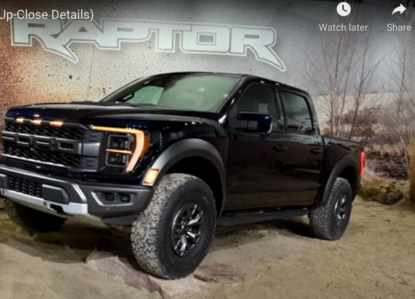 New Black Ford Truck F-150 R Raptor