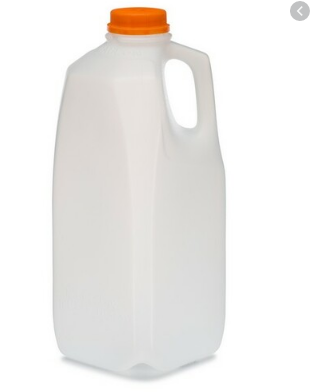 Fat Milk Jugs 1/2 Gallon